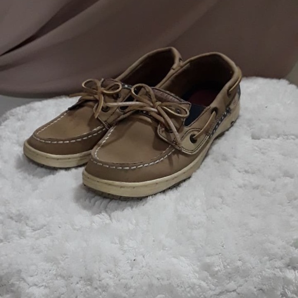 Sperry Leather Boat Shoes Polka Dots Girls size 3M - Picture 6 of 9